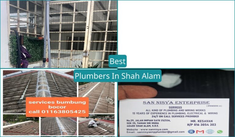 Best Plumbers In Shah Alam